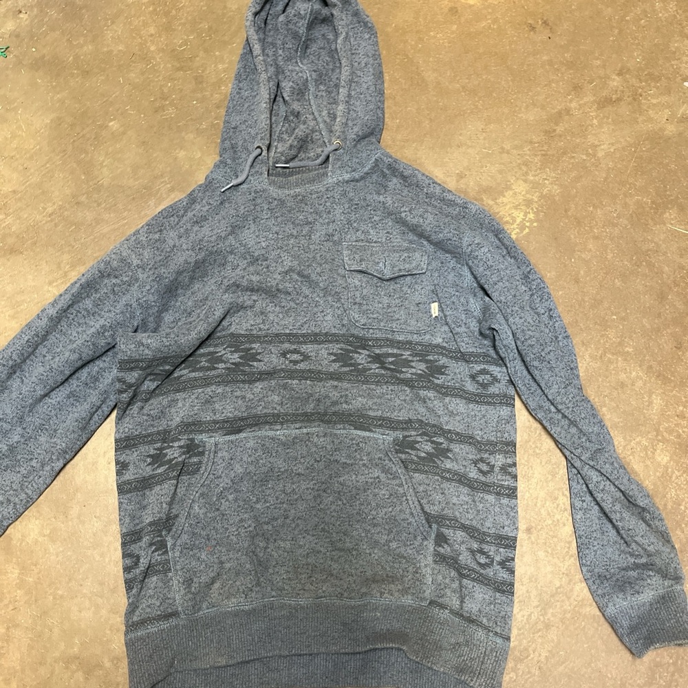 Vans Gray Hooded Shirt Jacket
